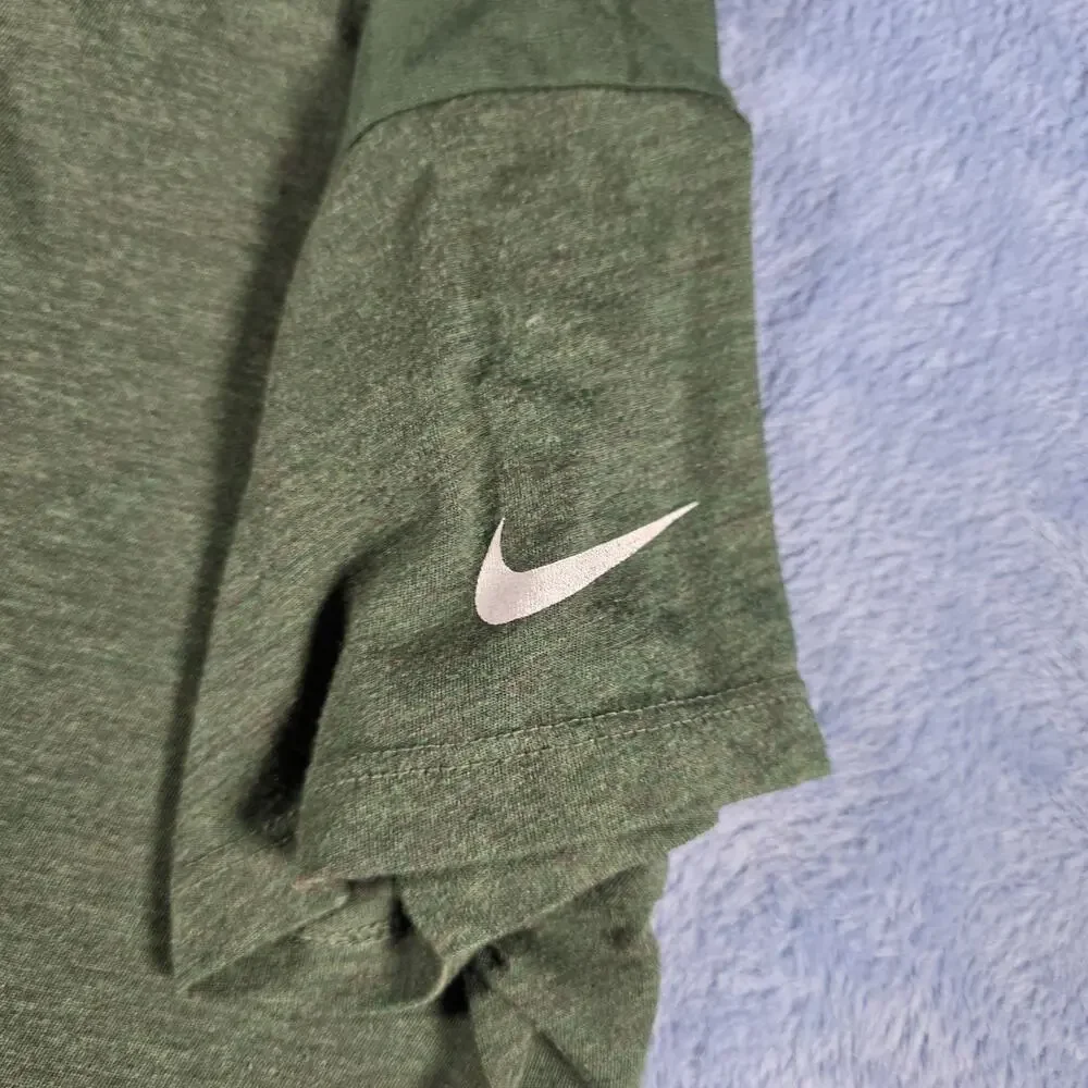 Nike New York Jets Women’s 2XL Green V-Neck Dri-Fit Style T-Shirt NFL